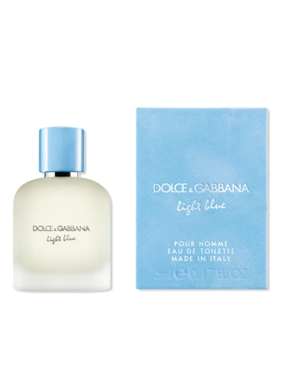 DOLCE & GABBANA Light Blue Pour Homme For Men Mini Purse Travel Size 0.15oz NIB